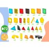 Mágneses oktató építőkocka 72 db RK-780 Ricokids