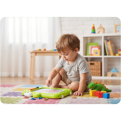 Ricokids RK-823 mágnestábla tangram puzzle gyerekeknek