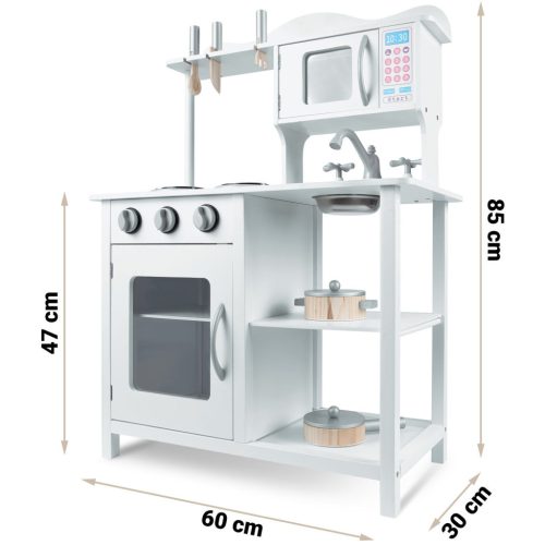 Fából készült konyha gyerekeknek 60 x 30 x 85 cm