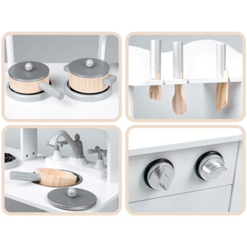 Fából készült konyha gyerekeknek 60 x 30 x 85 cm