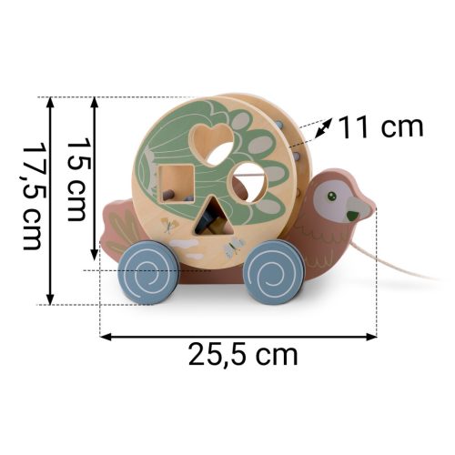 Fa húzójáték Parrot NK-854 Nukido