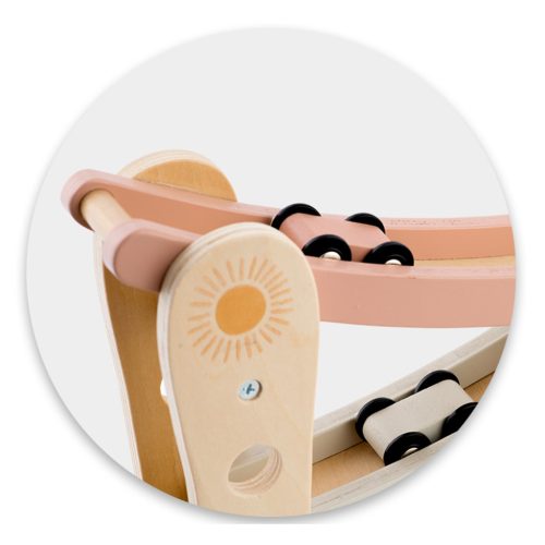 Fa csúszdajáték autókkal NK-855 Nukido