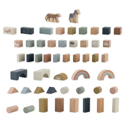 Fa építőelemek NK-858 Nukido