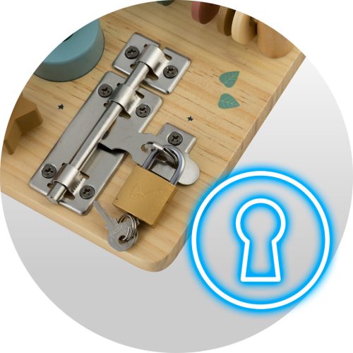 Fából készült szenzoros tábla NK-859 Nukido