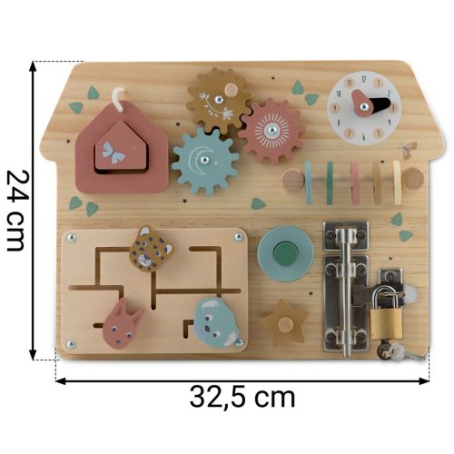 Fából készült szenzoros tábla NK-859 Nukido