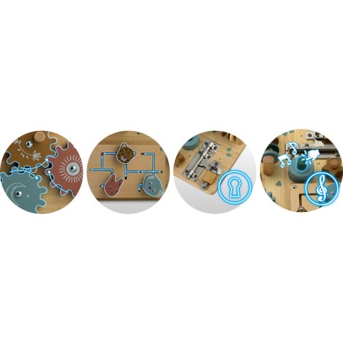 Fából készült szenzoros tábla NK-859 Nukido