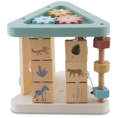 Fából készült érzékelő háromszög játék NK-860 Nukido