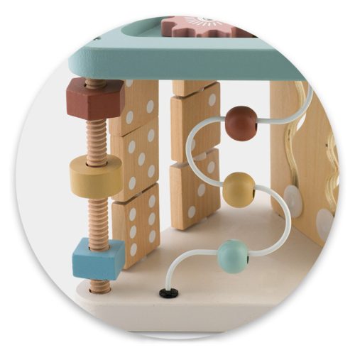 Fából készült érzékelő háromszög játék NK-860 Nukido