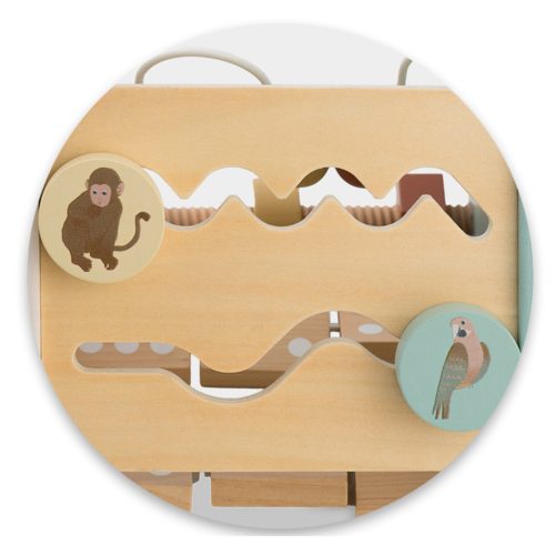 Fából készült érzékelő háromszög játék NK-860 Nukido