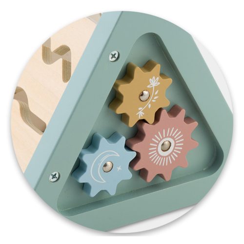 Fából készült érzékelő háromszög játék NK-860 Nukido