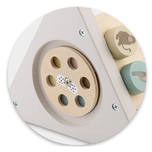 Fából készült érzékelő háromszög játék NK-860 Nukido