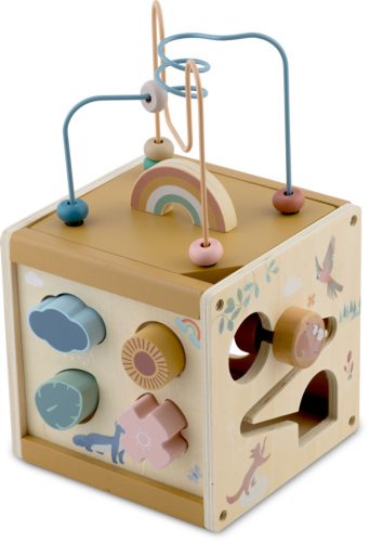 Fából készült szenzoros kockajáték NK-861 Nukido