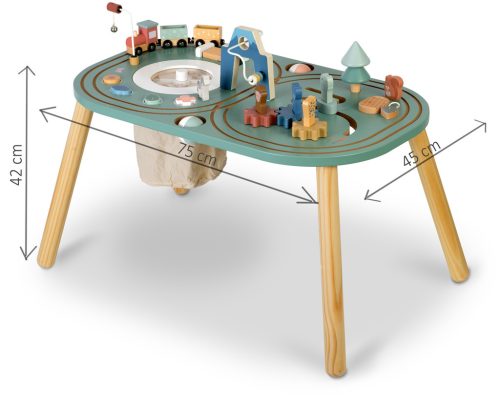 Fából készült szenzoros asztal NK-865 Nukido