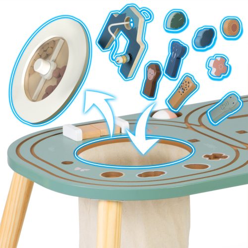 Fából készült szenzoros asztal NK-865 Nukido