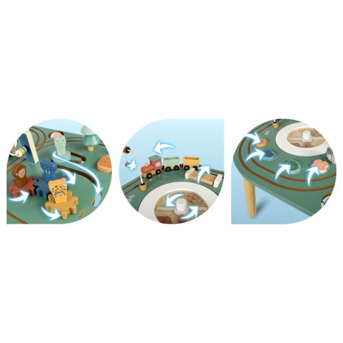 Fából készült szenzoros asztal NK-865 Nukido