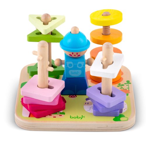 Fából készült válogatójáték - RK-866 Ricokids puzzle