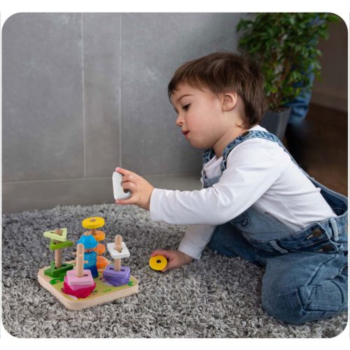 Fából készült válogatójáték - RK-866 Ricokids puzzle