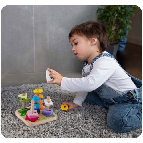 Fából készült válogatójáték - RK-866 Ricokids puzzle