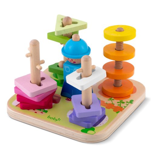 Fából készült válogatójáték - RK-866 Ricokids puzzle