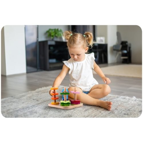 Fából készült válogatójáték - RK-866 Ricokids puzzle