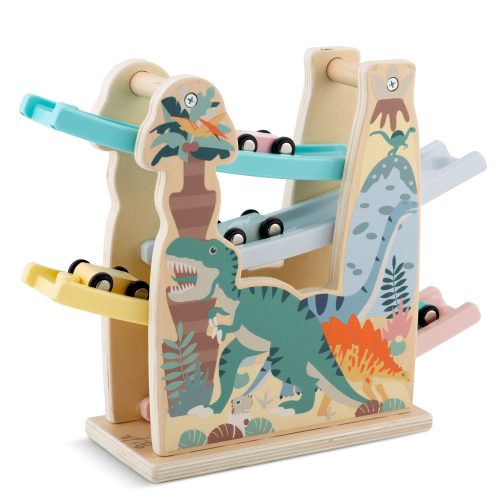 Fa csúszdajáték autókkal RK-867 Ricokids