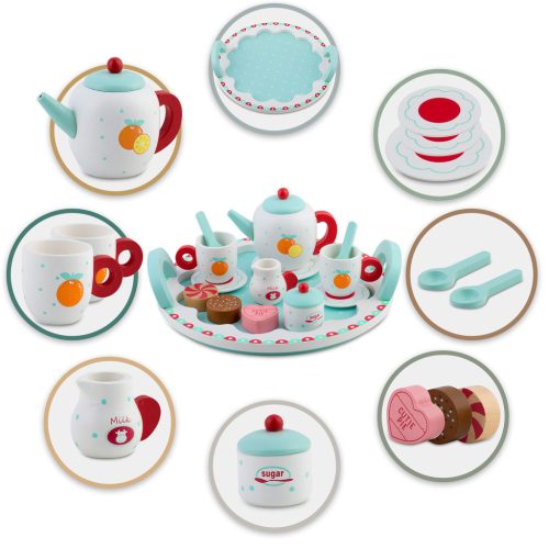 Fa játék teáskészlet RK-869 Ricokids