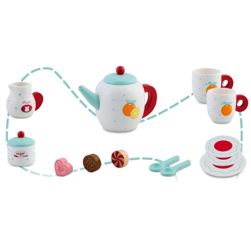 Fa játék teáskészlet RK-869 Ricokids