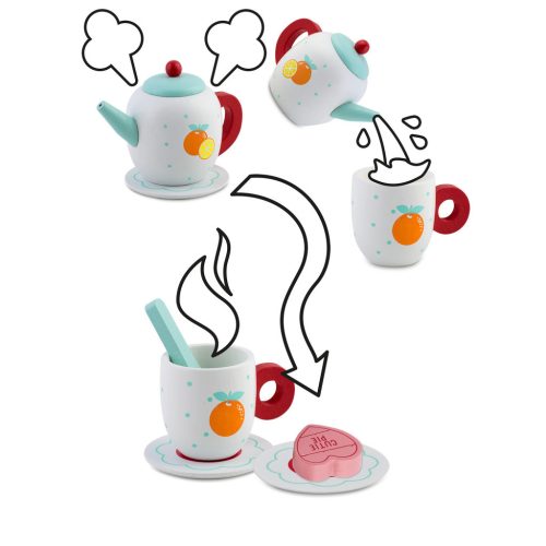 Fa játék teáskészlet RK-869 Ricokids