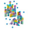 Gyermek fa ,város építő 100 darabos készlet - Ricokids RK-871