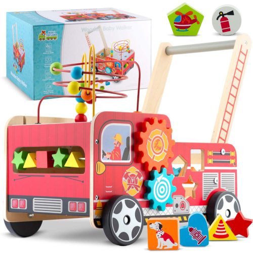 Fából készült tolójárós tűzoltó RK-873 Ricokids
