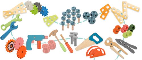 Fa műhely szerszámokkal RK-876 Ricokids