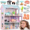 Nagy fából készült babaház 3 szintes Ricokids RK-878