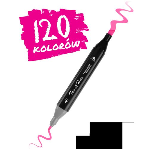 Alkohol markerek zacskóval 120 db Nukido NK-913