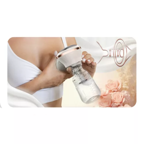 Elektromos mellszívó, 3 fázis, 180 ml, BPA mentes, USB-C töltés - Nukido NK-960 
