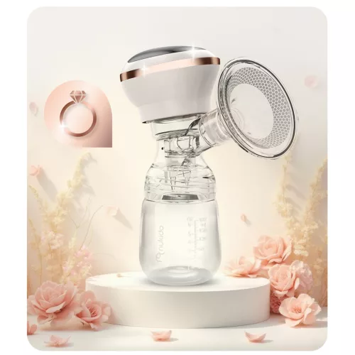 Elektromos mellszívó, 3 fázis, 180 ml, BPA mentes, USB-C töltés - Nukido NK-960 