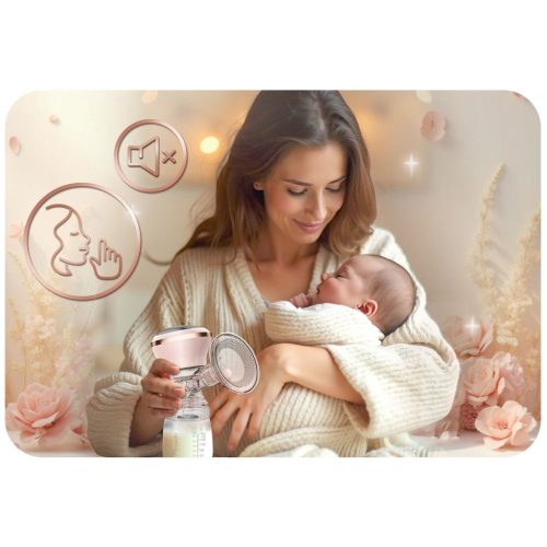 Elektromos mellszívó, 3 fázis, 180 ml, BPA mentes, USB-C töltés - Nukido NK-960-A