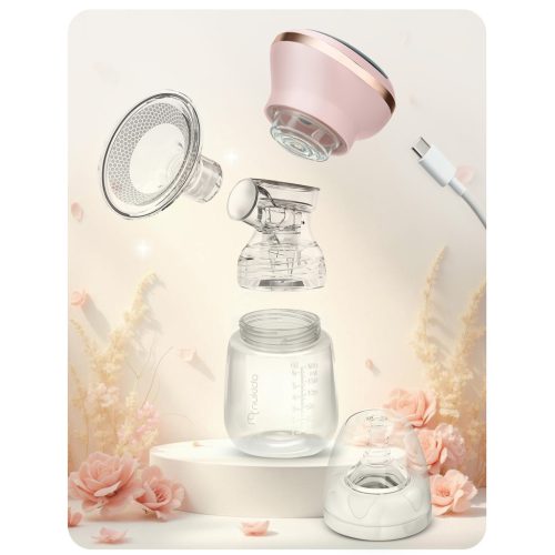 Elektromos mellszívó, 3 fázis, 180 ml, BPA mentes, USB-C töltés - Nukido NK-960-A