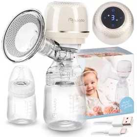   Elektromos mellszívó, 3 fázis, 180 ml, BPA mentes, USB-C töltés - Nukido NK-961 