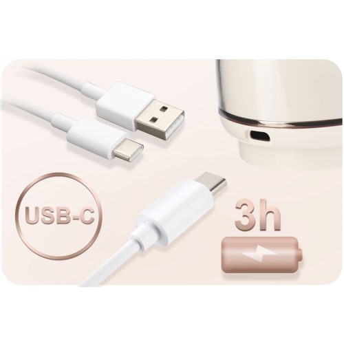 Elektromos mellszívó, 3 fázis, 180 ml, BPA mentes, USB-C töltés - Nukido NK-961 