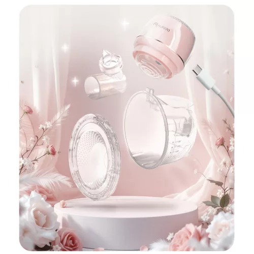 Elektromos mellszívó, 3 fázis, 210 ml, BPA mentes, USB-C töltés - Nukido NK-963 