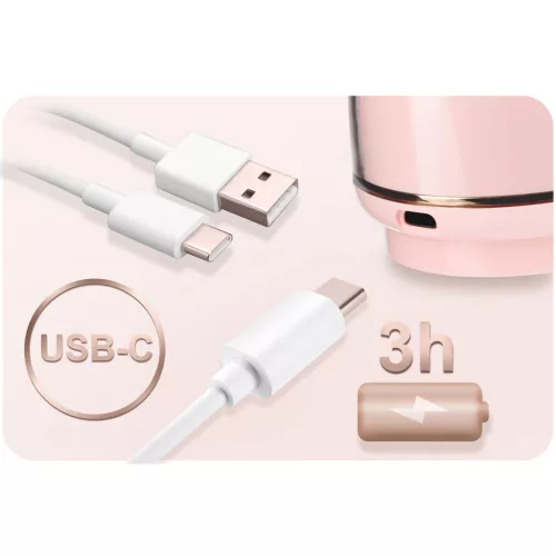 Elektromos mellszívó, 3 fázis, 210 ml, BPA mentes, USB-C töltés - Nukido NK-963 