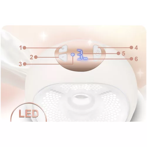 Elektromos mellszívó, 3 fázis, 150 ml, BPA mentes, USB-C töltés - Nukido NK-964 