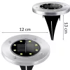 Led napelemes leszúrható, polikristályos szilikon napelem kerti lámpa, 6 db - Ilumen LS-104