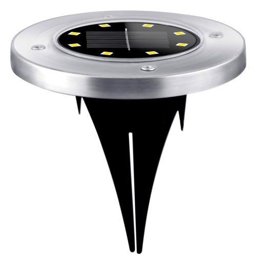 Led napelemes leszúrható, polikristályos szilikon napelem kerti lámpa, 6 db - Ilumen LS-104