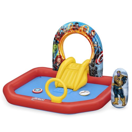 Avengers felfújható vízipark medence, játszótér, 211 x 198 x 125 cm - Bestway 98800