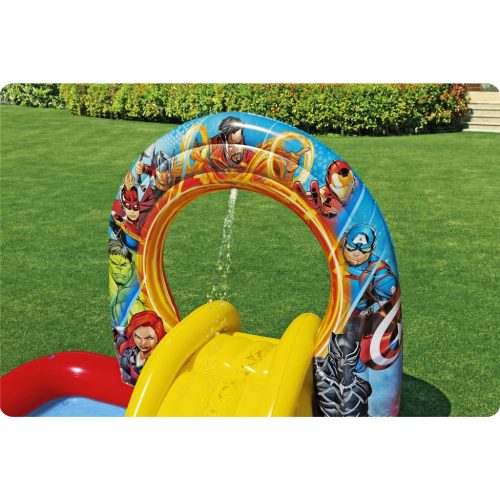 Avengers felfújható vízipark medence, játszótér, 211 x 198 x 125 cm - Bestway 98800