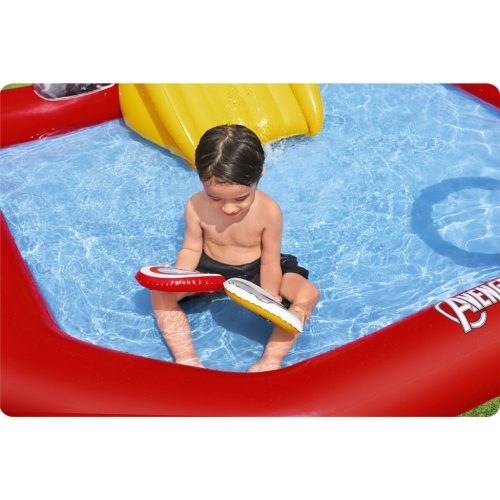 Avengers felfújható vízipark medence, játszótér, 211 x 198 x 125 cm - Bestway 98800