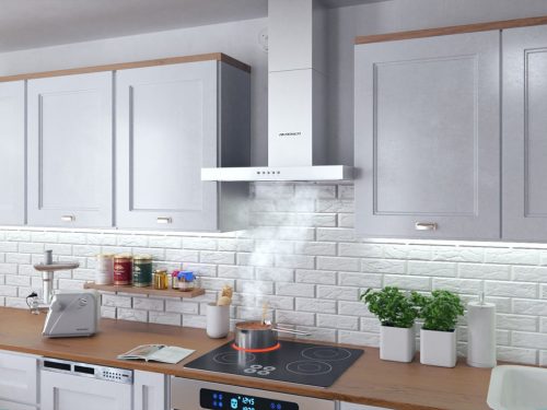 Konyhai páraelszívó kémény 60 cm Berdsen BE-60A-T1 INOX