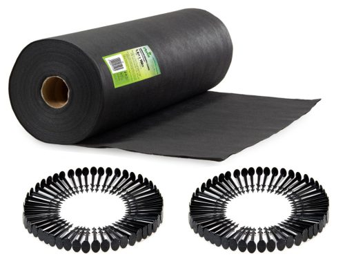 Kerti agrotextília 1,6 m x 100 m + 100 Plonos csap