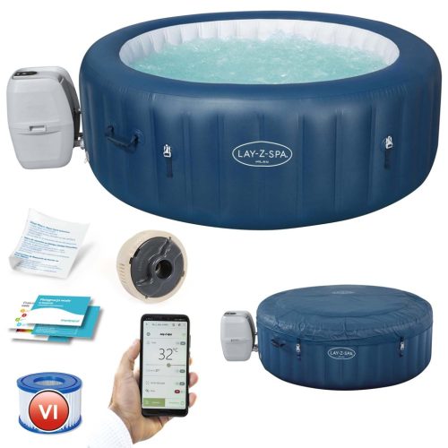 Felfújható SPA Lay-Z Milan 6 személyes Bestway 60029